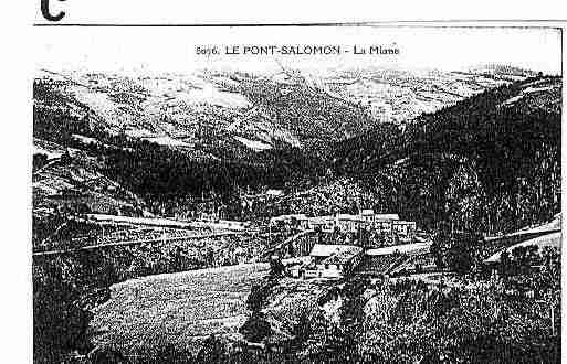 Ville de PONTSALOMON Carte postale ancienne