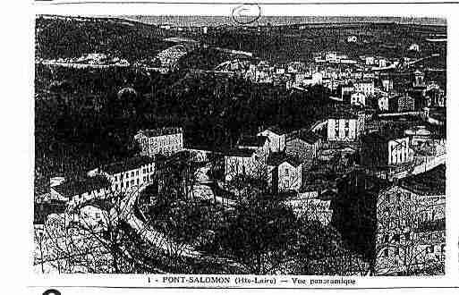 Ville de PONTSALOMON Carte postale ancienne