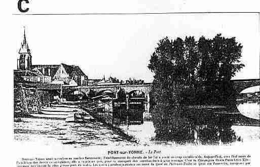 Ville de PONTSURYONNE Carte postale ancienne