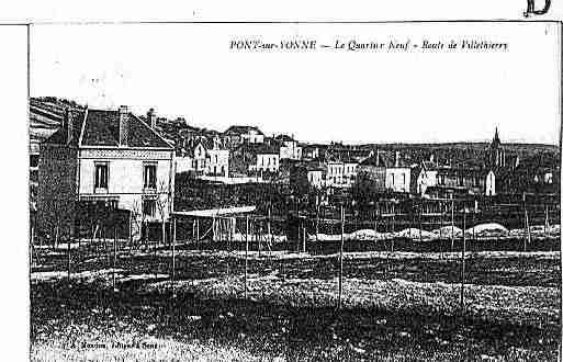 Ville de PONTSURYONNE Carte postale ancienne