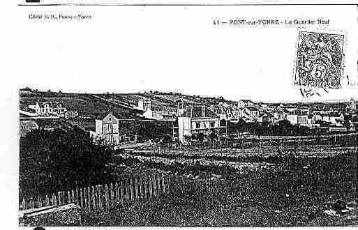 Ville de PONTSURYONNE Carte postale ancienne