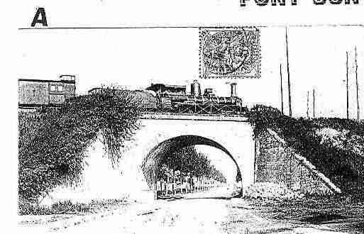 Ville de PONTSURYONNE Carte postale ancienne