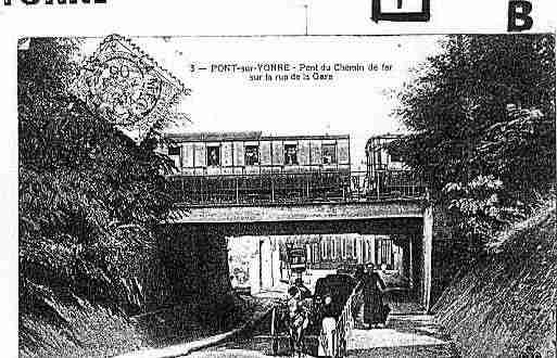 Ville de PONTSURYONNE Carte postale ancienne
