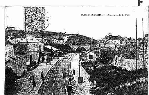 Ville de PONTSURYONNE Carte postale ancienne