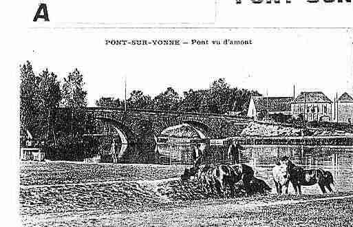 Ville de PONTSURYONNE Carte postale ancienne