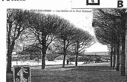 Ville de PONTSURYONNE Carte postale ancienne