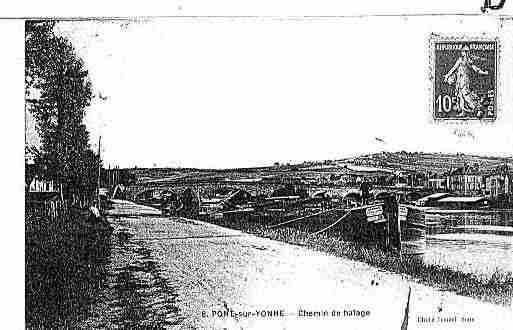 Ville de PONTSURYONNE Carte postale ancienne