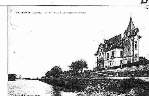 Ville de PONTSURYONNE Carte postale ancienne