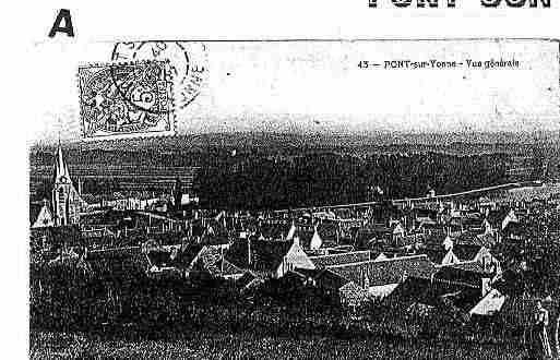 Ville de PONTSURYONNE Carte postale ancienne