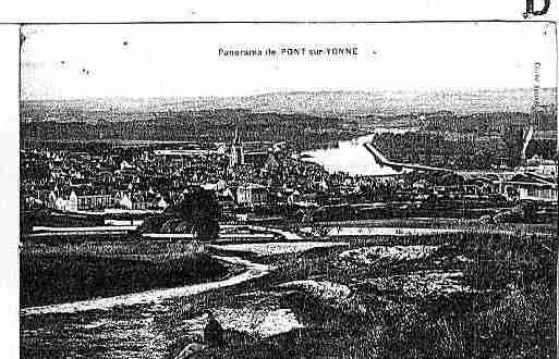 Ville de PONTSURYONNE Carte postale ancienne Ville de PONTSURYONNE Carte postale ancienne