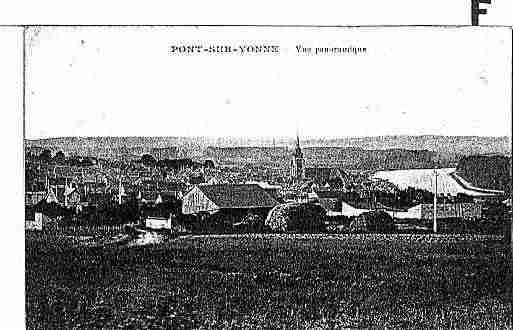 Ville de PONTSURYONNE Carte postale ancienne
