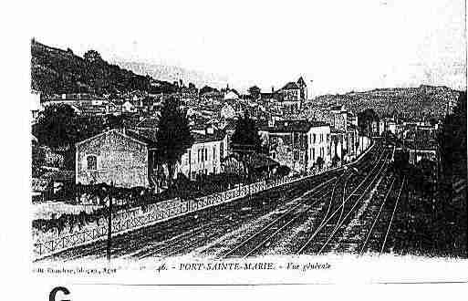 Ville de PORTSAINTEMARIE Carte postale ancienne
