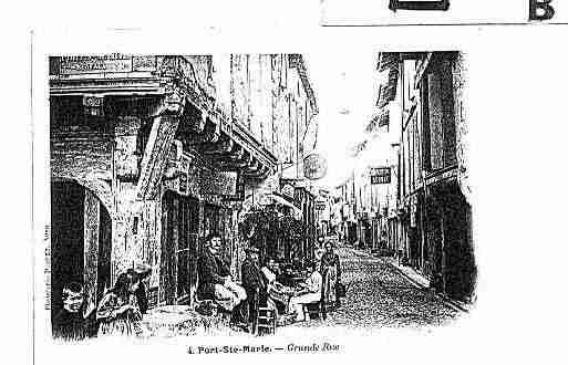 Ville de PORTSAINTEMARIE Carte postale ancienne