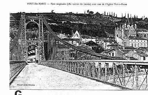 Ville de PORTSAINTEMARIE Carte postale ancienne