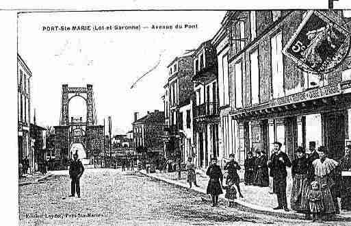 Ville de PORTSAINTEMARIE Carte postale ancienne