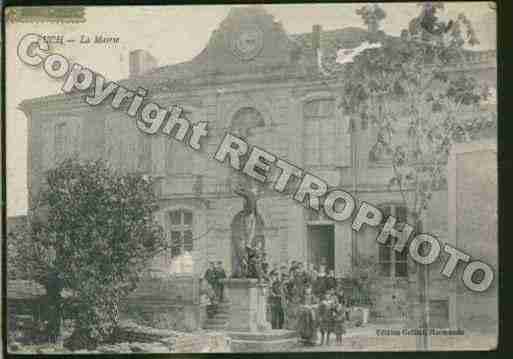 Ville de PUCHD\'AGENAIS Carte postale ancienne