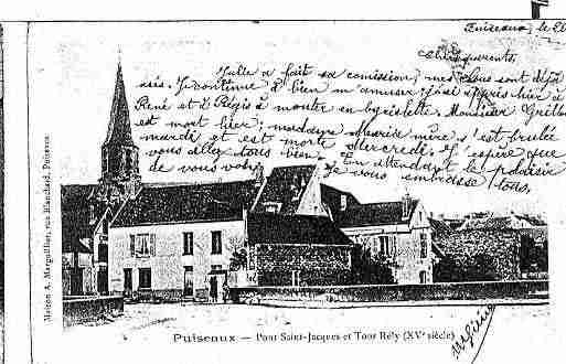 Ville de PUISEAUX Carte postale ancienne