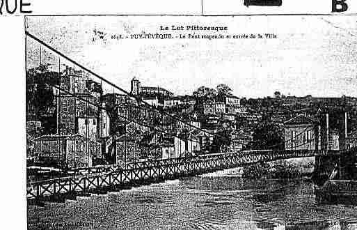 Ville de PUYL\'EVEQUE Carte postale ancienne