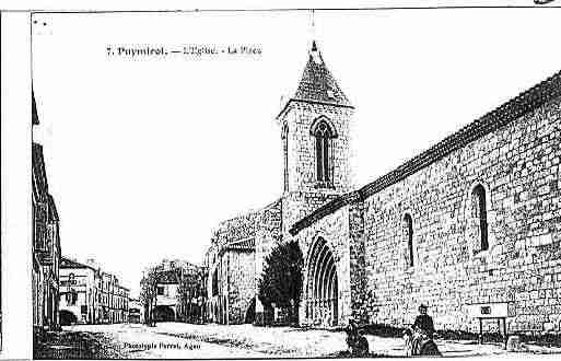 Ville de PUYMIROL Carte postale ancienne