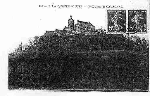 Ville de QUATREROUTES(LES) Carte postale ancienne