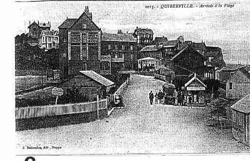 Ville de QUIBERVILLE Carte postale ancienne Ville de QUIBERVILLE Carte postale ancienne