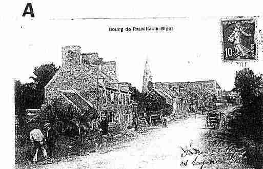 Ville de RAUVILLELABIGOT Carte postale ancienne
