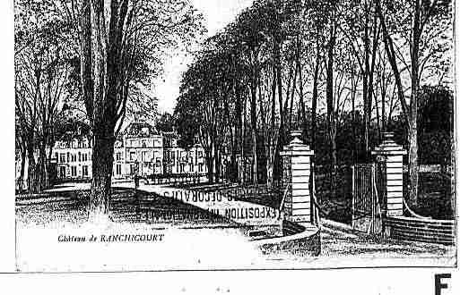 Ville de REBREUVE Carte postale ancienne