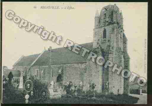 Ville de REGNEVILLESURMER Carte postale ancienne