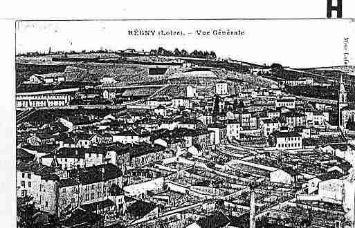 Ville de REGNY Carte postale ancienne