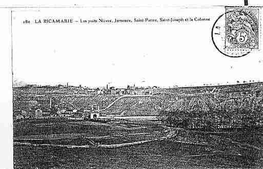Ville de RICAMARIE(LA) Carte postale ancienne