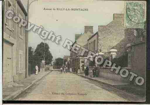 Ville de RILLYLAMONTAGNE Carte postale ancienne