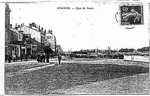 Ville de ROANNE Carte postale ancienne