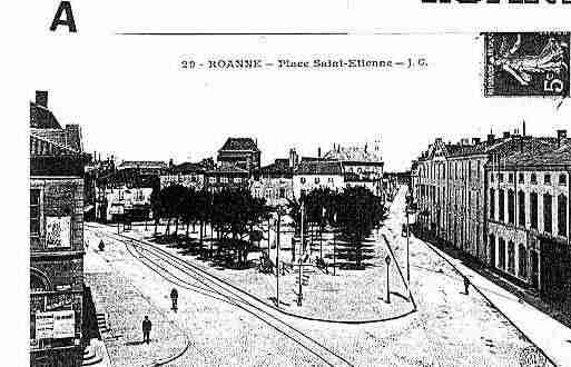 Ville de ROANNE Carte postale ancienne