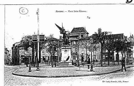 Ville de ROANNE Carte postale ancienne
