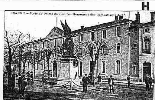 Ville de ROANNE Carte postale ancienne
