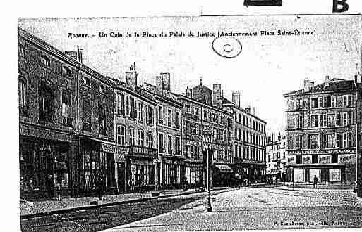 Ville de ROANNE Carte postale ancienne