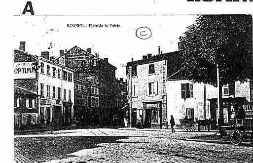 Ville de ROANNE Carte postale ancienne