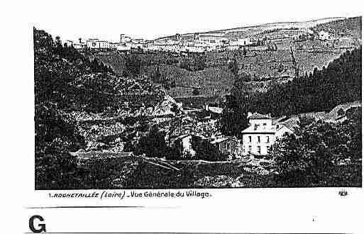 Ville de ROCHETAILLEE Carte postale ancienne