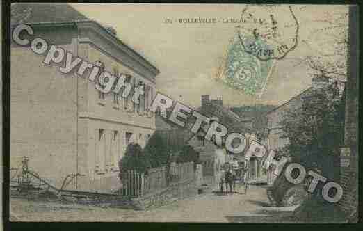 Ville de ROLLEVILLE Carte postale ancienne