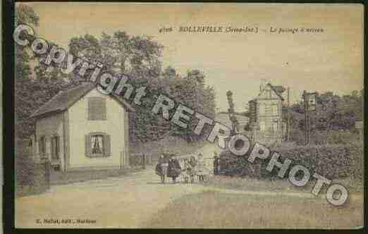 Ville de ROLLEVILLE Carte postale ancienne