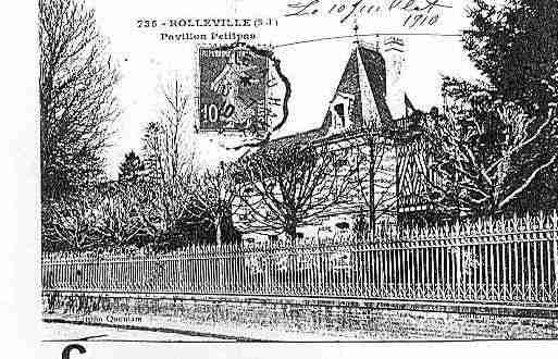 Ville de ROLLEVILLE Carte postale ancienne