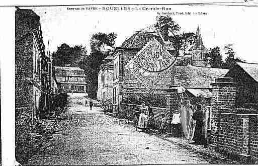 Ville de ROUELLES Carte postale ancienne