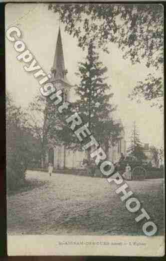 Ville de SAINTAIGNANDESGUES Carte postale ancienne