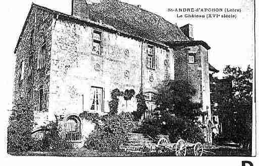 Ville de SAINTANDRED\'APCHON Carte postale ancienne