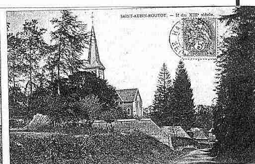 Ville de SAINTAUBINROUTOT Carte postale ancienne