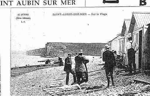 Ville de SAINTAUBINSURMER Carte postale ancienne