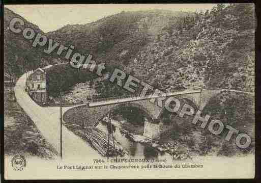 Ville de SAINTBONNETDEMONTAUROUX Carte postale ancienne