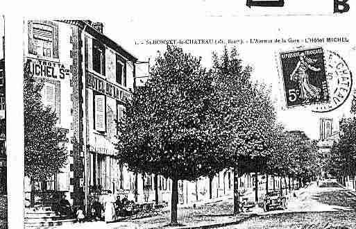 Ville de SAINTBONNETLECHATEAU Carte postale ancienne Ville de SAINTBONNETLECHATEAU Carte postale ancienne