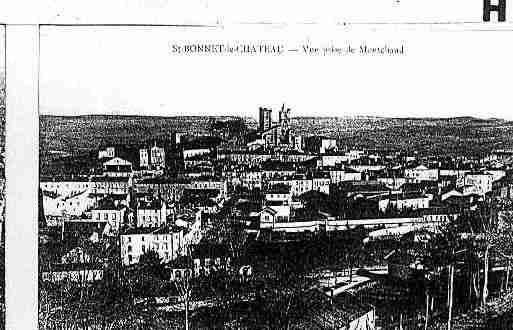 Ville de SAINTBONNETLECHATEAU Carte postale ancienne