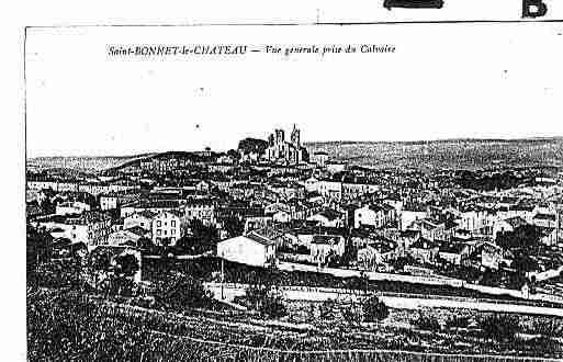 Ville de SAINTBONNETLECHATEAU Carte postale ancienne